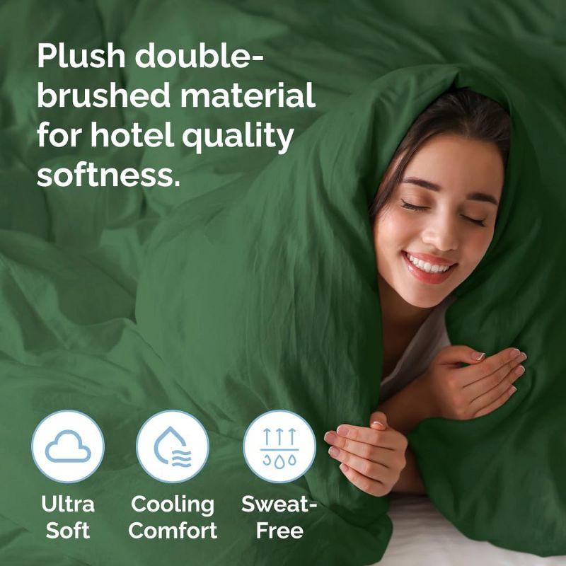 CGK Linens Premium Hotel Quality Soft & Cooling Duvet Cover Set