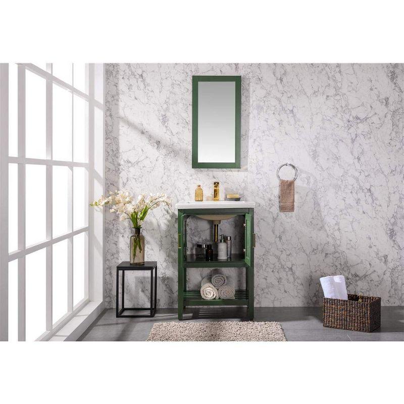 Legion Furniture 24 Inches Kd Vogue Green Sink Vanity