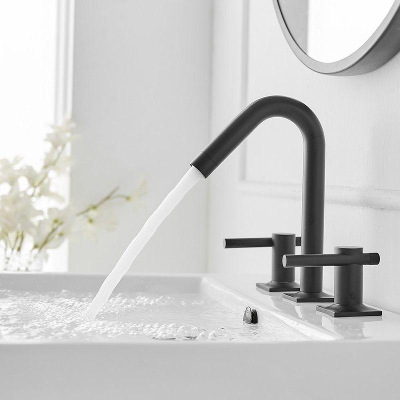 Widespread 2-handle Bathroom Faucet with Drain Assembly