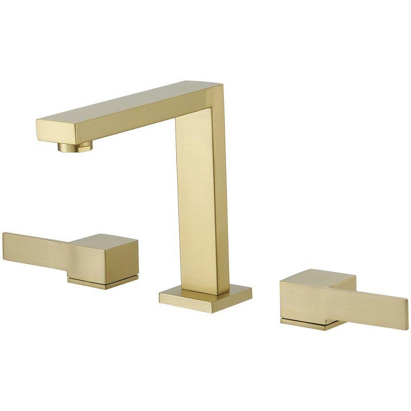 Widespread Single-handle Bathroom Faucet with Drain Assembly