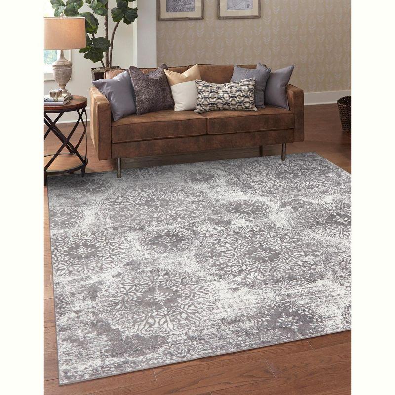 Unique Loom Sofia Grand Floral Indoor Woven Area Rug