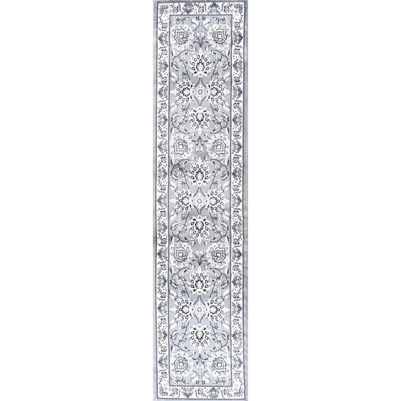 2'x10' Cherie French Cottage Runner Rug, Gray/Cream - JONATHAN Y