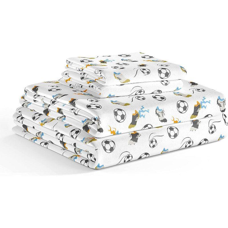 Kids 4 Piece Microfiber Sheet Set - CGK Linens.