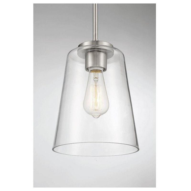 Savoy House Calhoun 1 - Light Pendant in  Satin Nickel