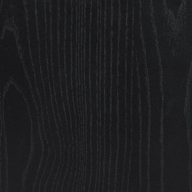 Crosley Camden Corner TV Stand for TVs up to 50" with Fireplace Black : Mid-Century Modern, Adjustable Shelves, Cable Management