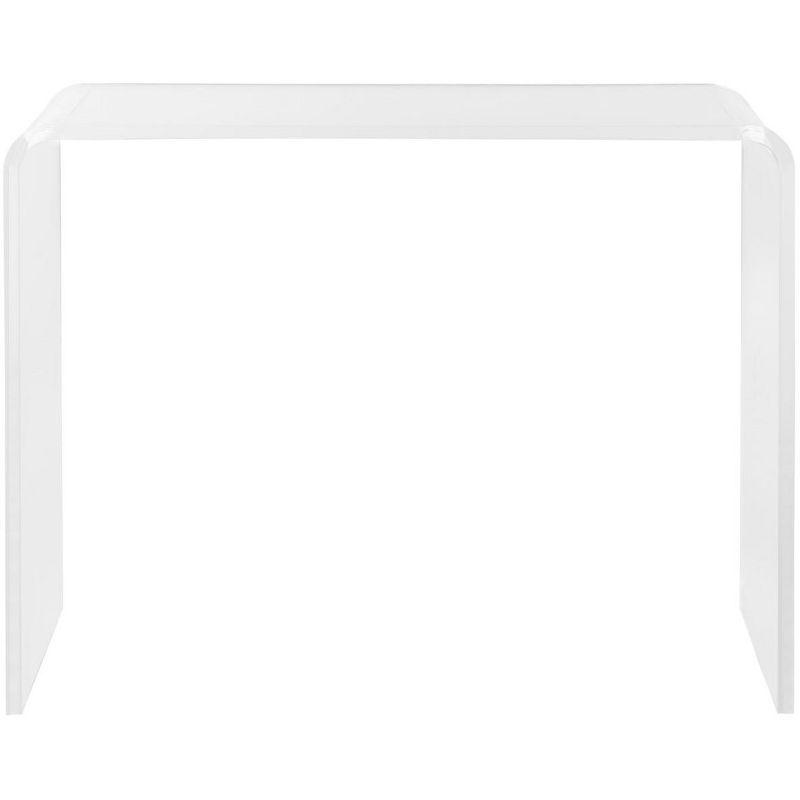 Atka Acrylic Console Table - FOX6016A - Clear - Safavieh Couture