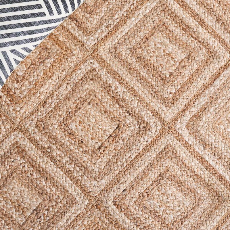 Natural Fiber NF925 Hand Woven Indoor Area Rug - Natural - 5'x8' - Safavieh.