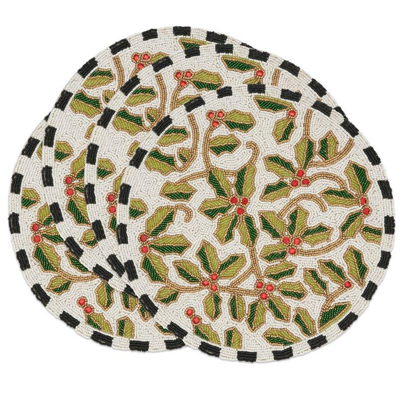 Glass No Pattern Round Placemat