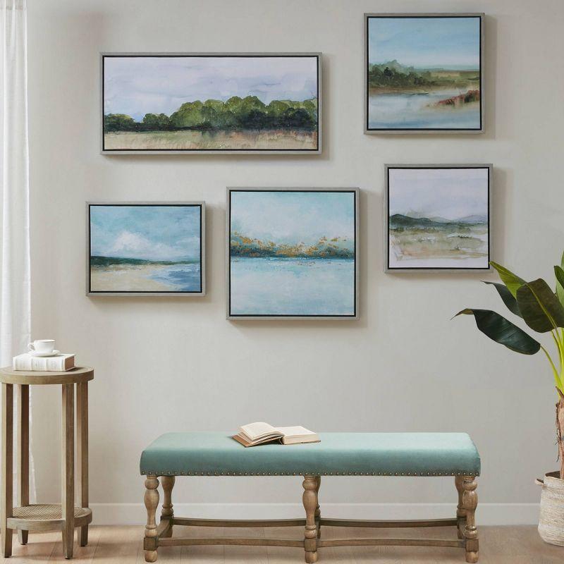 Martha Stewart Vista Abstract Landscape 5-piece Gallery Canvas Wall Art Set