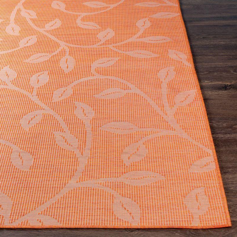 Mark & Day Broekhorn 2'6"x4' Rectangle Woven Indoor and Outdoor Area Rugs Bright Orange