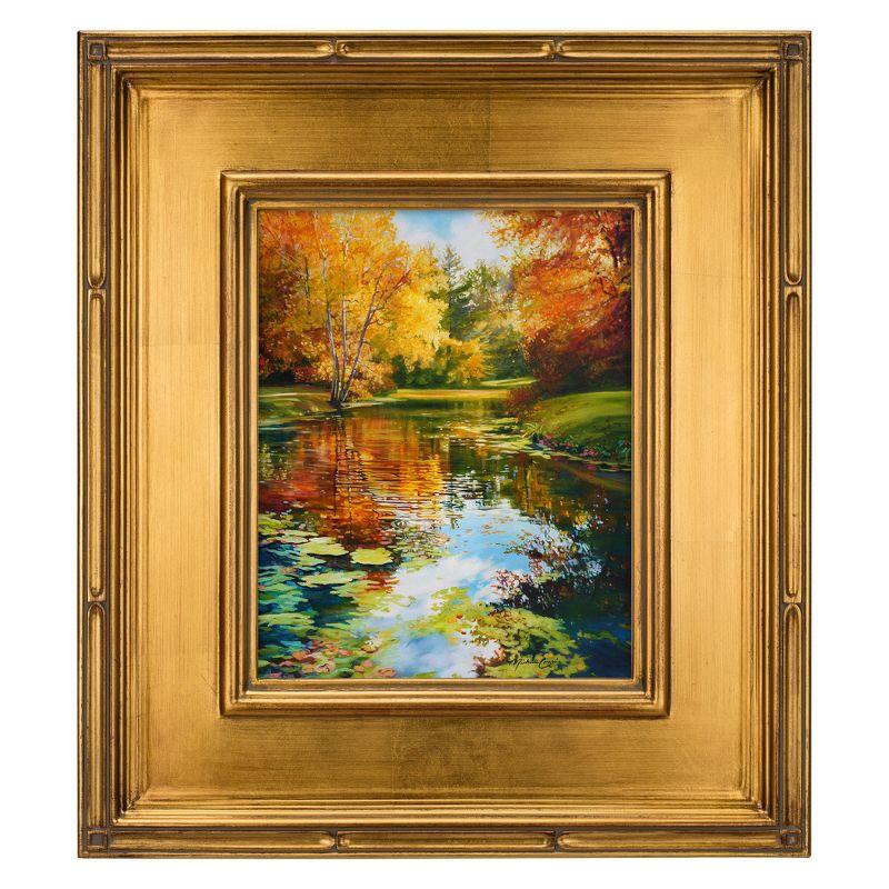 Creative Mark Museum Collection Gold Plein Aire Frames - 9x12" Museum Quality Plein Aire Frames for Photos, Artwork, Paintings, & More! - 2 Pack