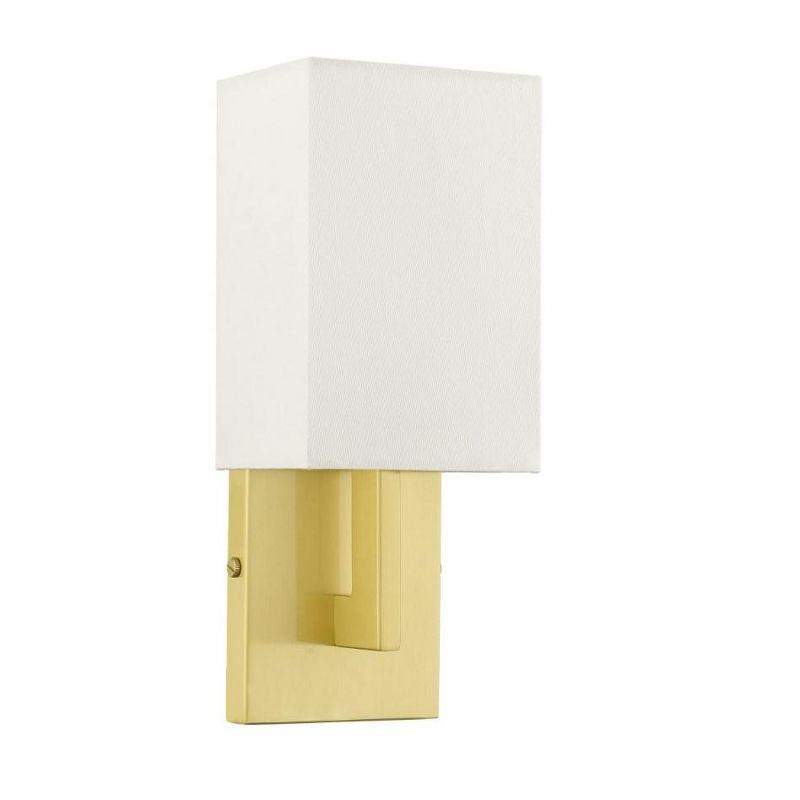 Livex Lighting Meridian 1 - Light Wall Light in  Satin Brass