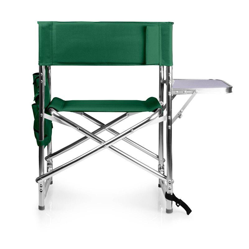 Picnic Time Outdoor Portable Sports Camp Chair with Table and Pockets