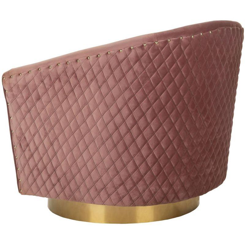 Skye Upholstered Swivel Barrel Chair