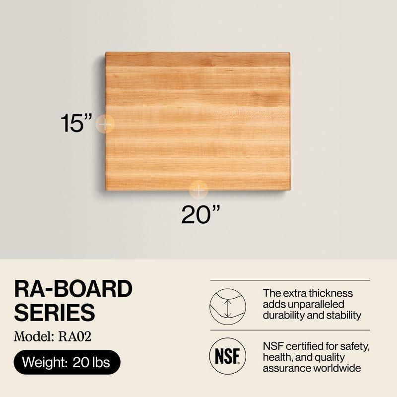 John Boos Wood Edge Grain Reversible Cutting Board