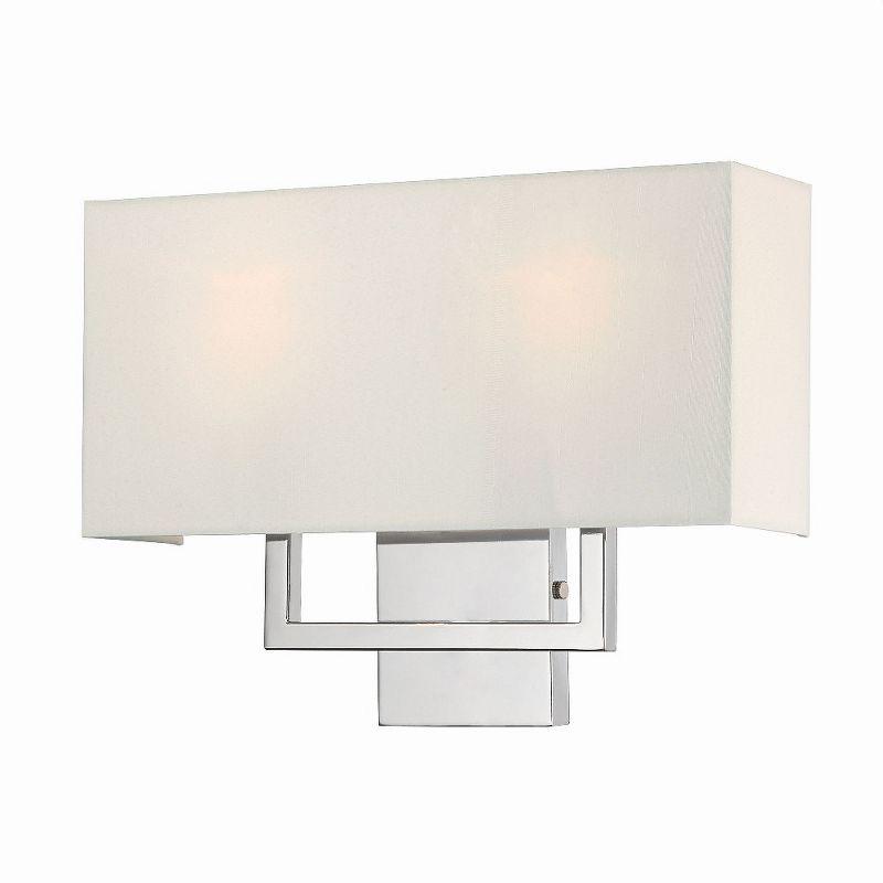 Pierson Polished Chrome 2-Light ADA Compliant Wall Sconce