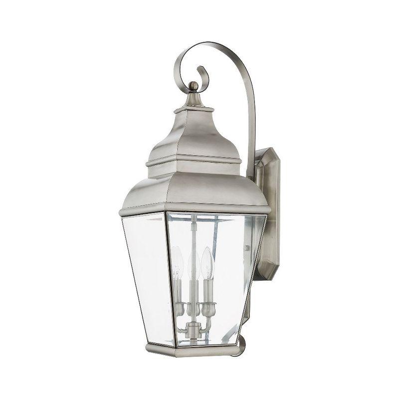 Livex Lighting Exeter 3 - Light Wall Light in  Brushed Nickel