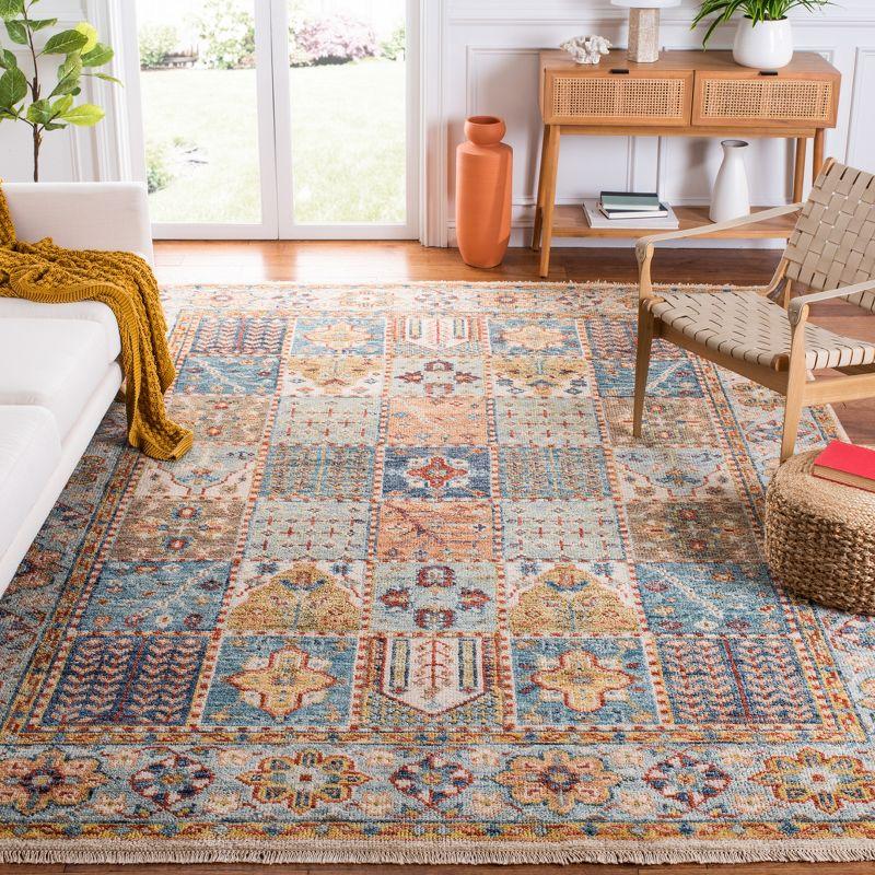 Safavieh Samarkand Hand Knotted 70% Wool And 30% Cotton Oriental Rug