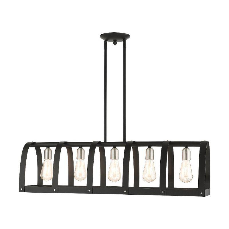 Calloway 5 - Light Dimmable Geometric Chandelier