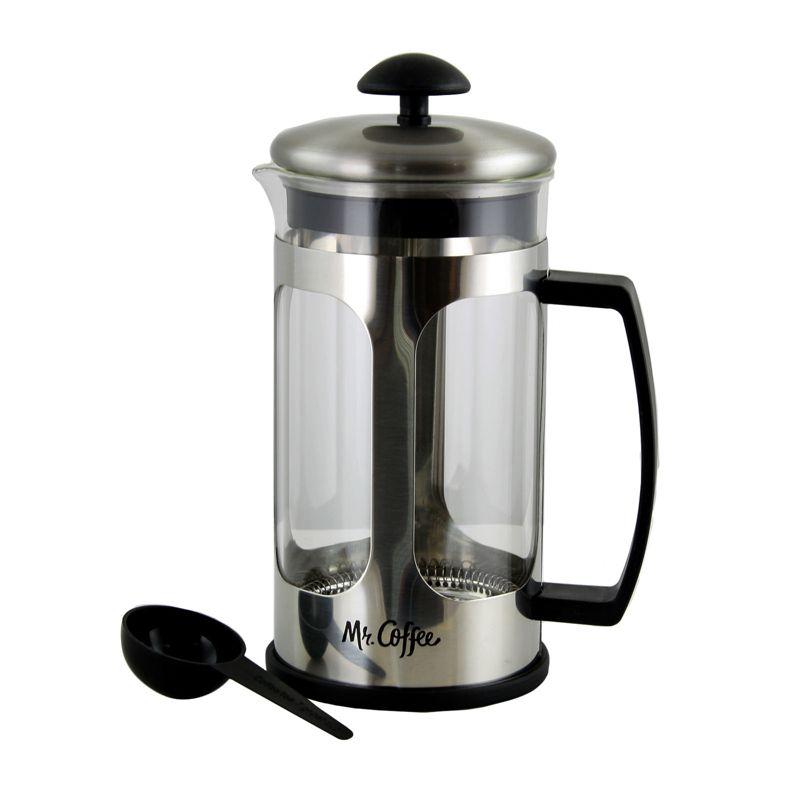 Gibson 4-Cup Mr. Coffee Daily Brew French Press Coffee Maker