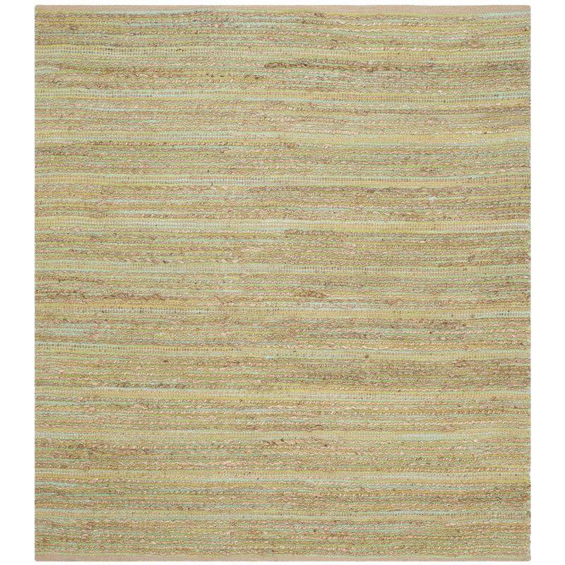 Cape Cod CAP851 Woven Indoor Area Rug - Green - 6'x6' - Safavieh