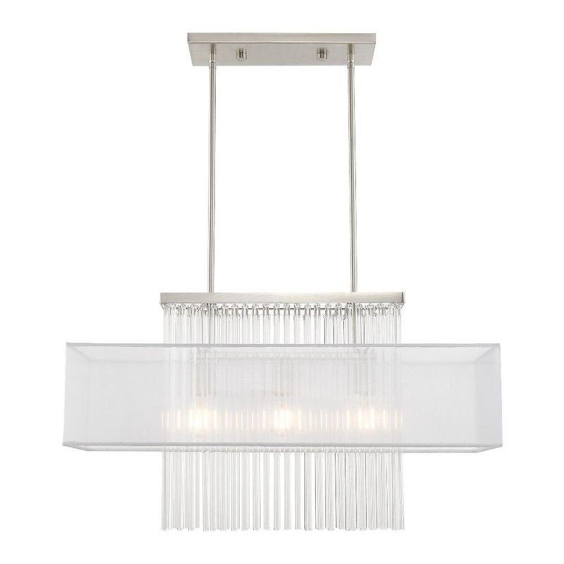 Livex Lighting Alexis 3 - Light Chandelier in  Brushed Nickel