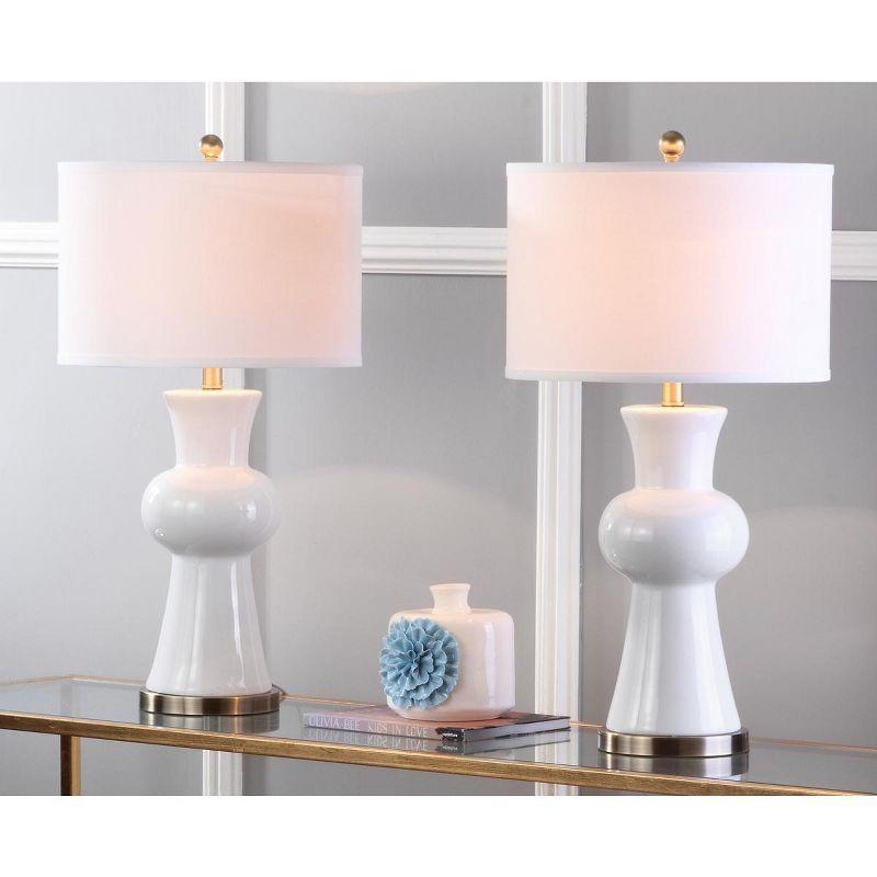 Lola 30 Inch H Column Lamp (Set of 2)   - Safavieh