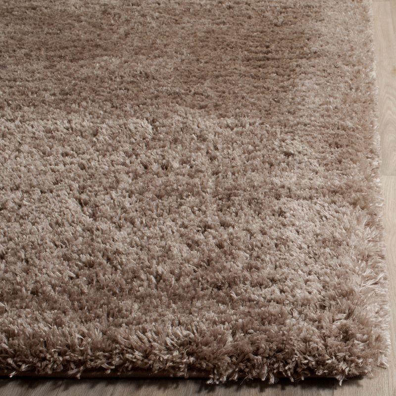 Mushroom Gray 4' x 6' Reversible Shag Area Rug