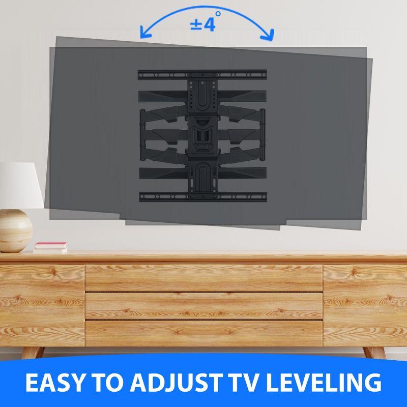 Mount Factory Full Motion TV Wall Mount for Flat Screen TVs 42-70", Holds up to 100 Lbs.