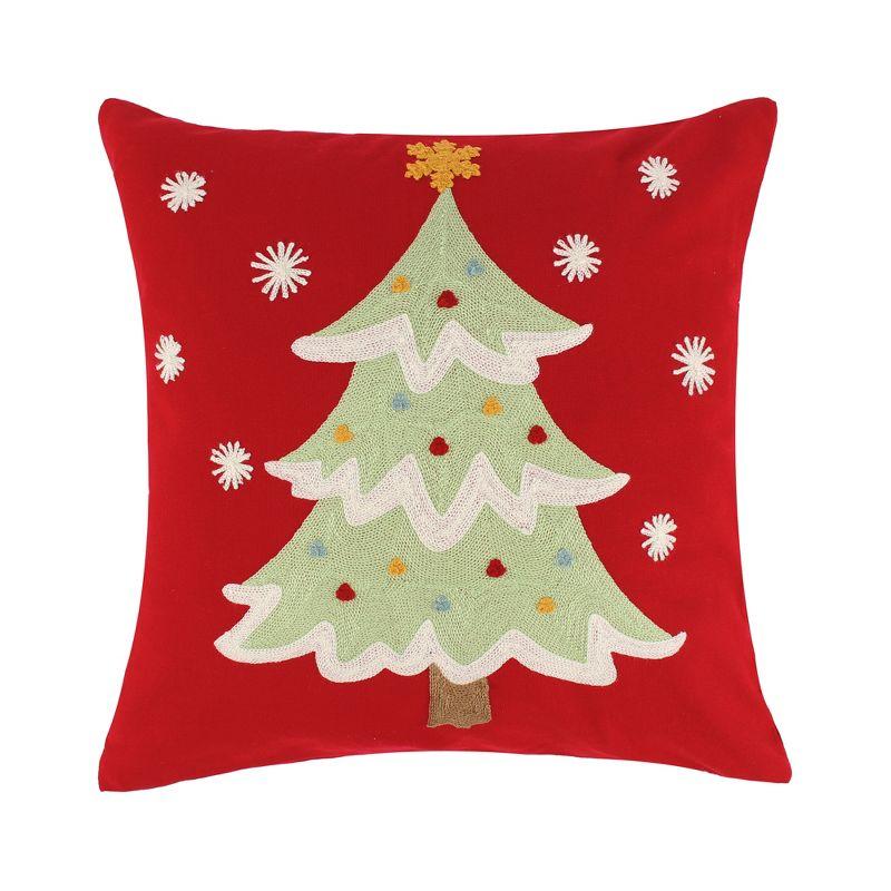 Comet & Cupid Holiday Decorative Pillow Red - Merry & Bright