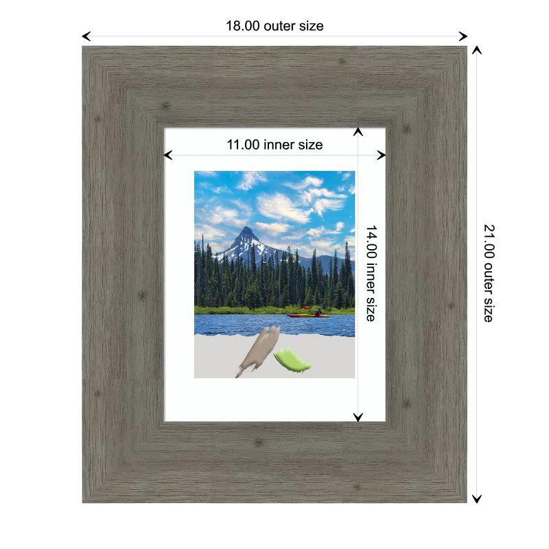 Amanti Art Fencepost Wood Picture Frame