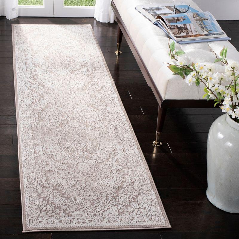 Reflection RFT668 Power Loomed Runner Rug - Beige/Cream - 2'3"x6' - Safavieh.