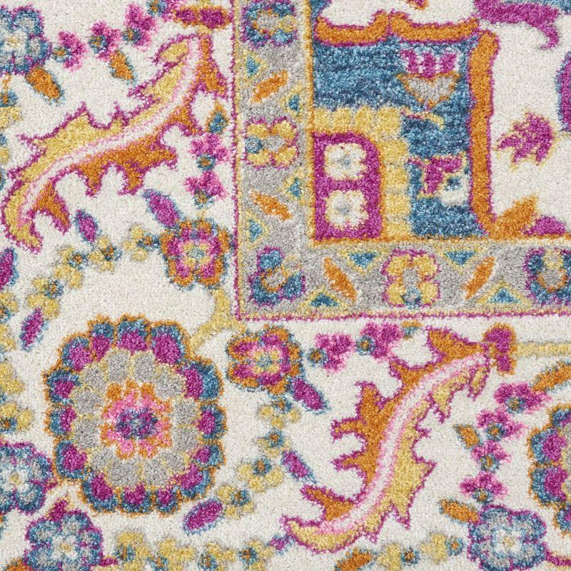 Nourison Passion Colorful Center Medallion Area Rug