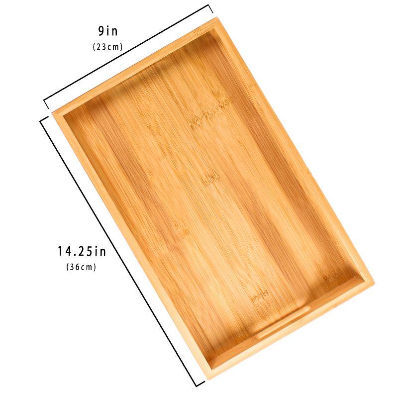 Eco-Friendly Bamboo Serving Tray 14.5" x 9.5"