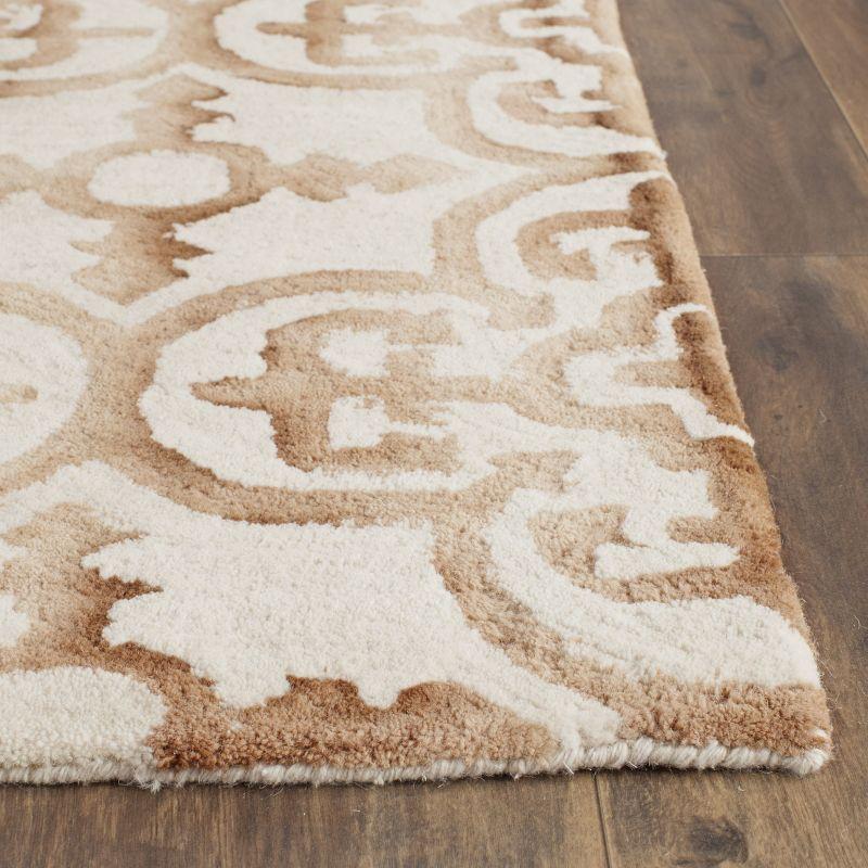 Dip Dye DDY711 Hand Tufted Indoor Accent Rug - Ivory/Camel - 2'x3' - Safavieh