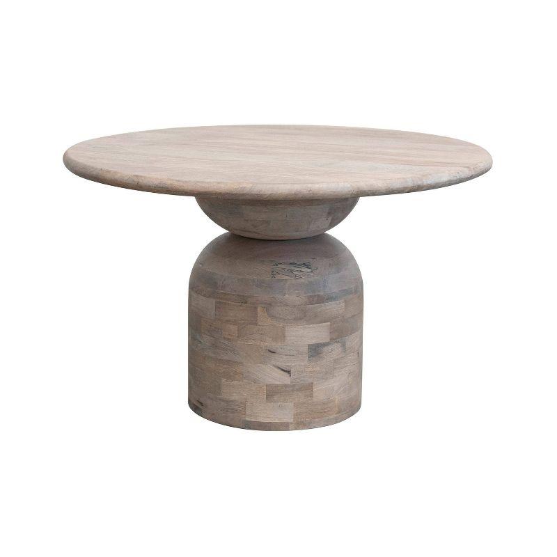 Kashida Round Solid Wood Dining Table