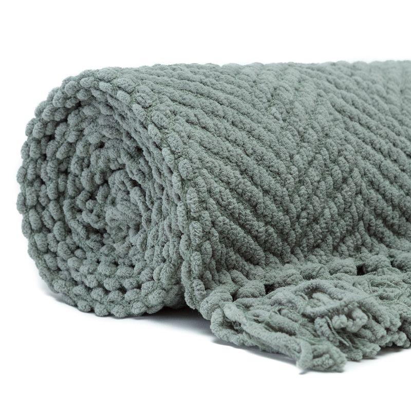 Chanasya Textured Knitted Throw