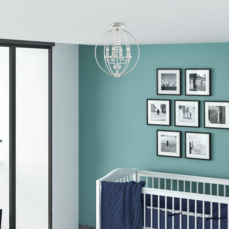 Livex Lighting Arabella 4 - Light Chandelier in  Polished Chrome