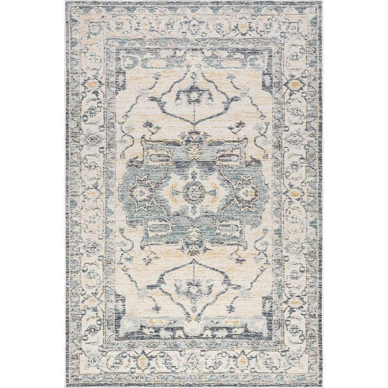 Nuloom Pearl Indoor/Outdoor Reversible Medallion Area Rug