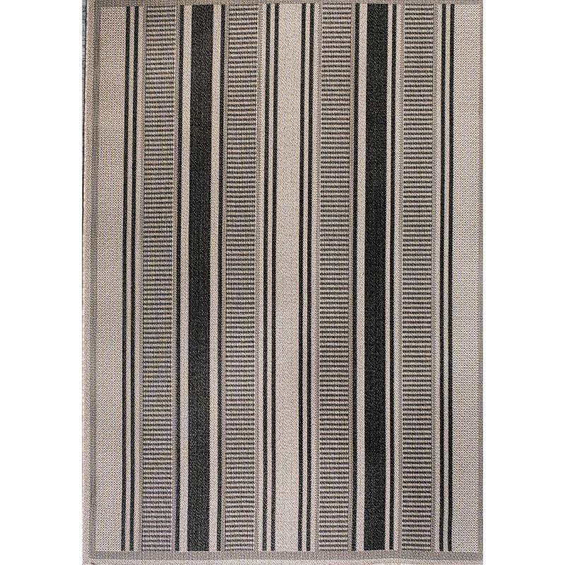 Haynes Modern Double Stripe Indoor/Outdoor Area Rug - JONATHAN Y