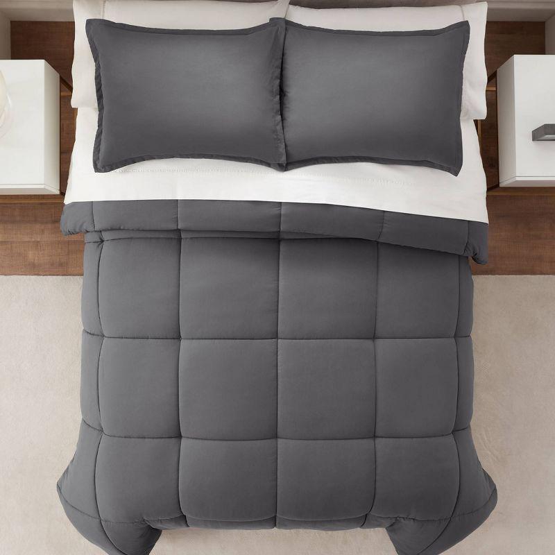 Serta Microfiber 3 Piece Comforter Set
