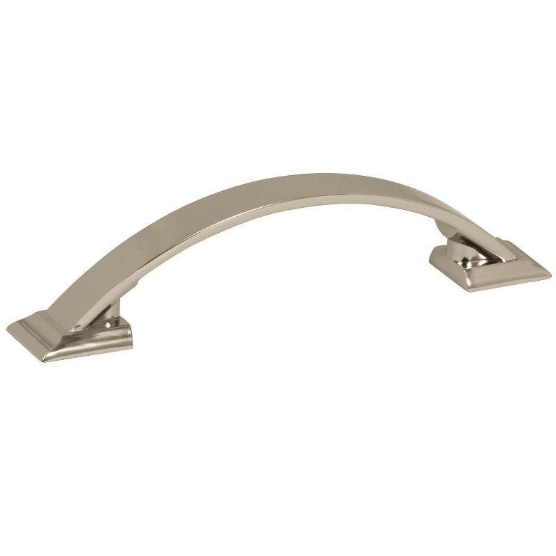 Amerock Candler 3 inch (76mm) Center-to-Center Polished Nickel Cabinet Pull