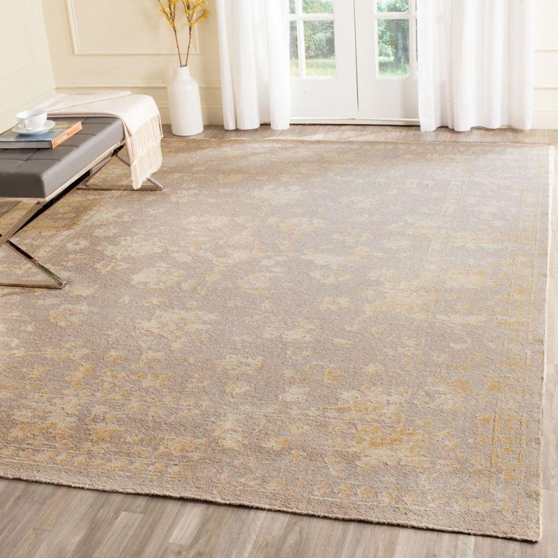 Centennial Luxe Hand-Knotted Gray Wool-Viscose Blend Area Rug, 8' x 10'