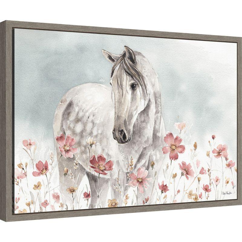 Amanti Art Wild Horses I by Lisa Audit Canvas Wall Art Print Framed 23-in. x 16-in.