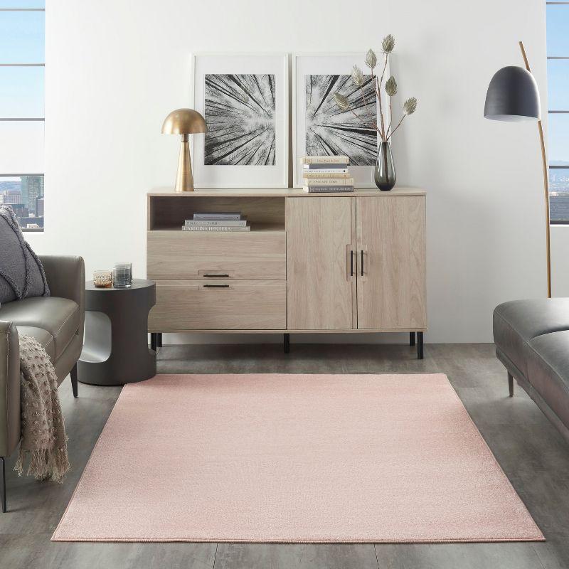 Nourison Essentials 5' x 7' Pink Indoor/Outdoor Rug