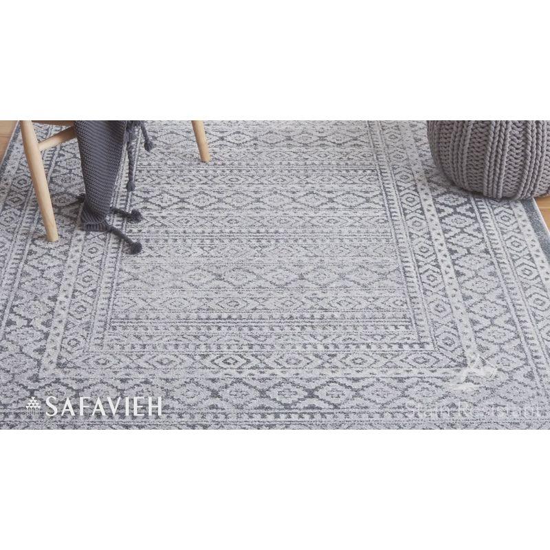 Toscana TOS658 Power Loomed Area Rug - Grey/Ivory - 8'x10' - Safavieh.