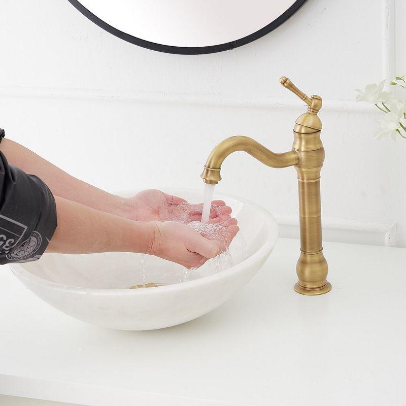 Vessel Sink Faucet Single-handle Bathroom Faucet with Drain Assembly