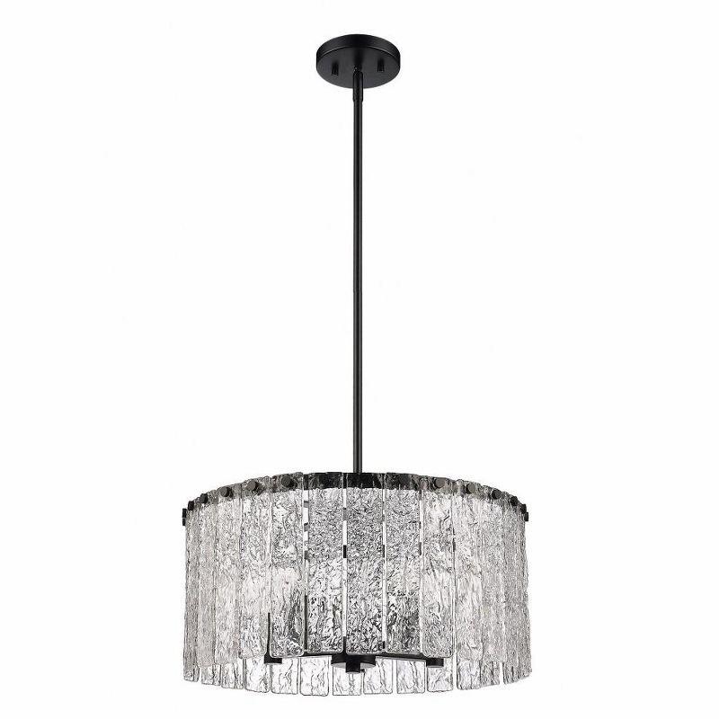 Z-Lite Glacier 5 - Light Pendant in  Matte Black