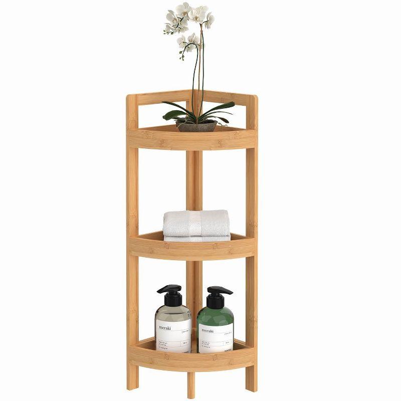 ClosetMaid 3-Tier Bamboo Corner Shelf - ClosetMaid