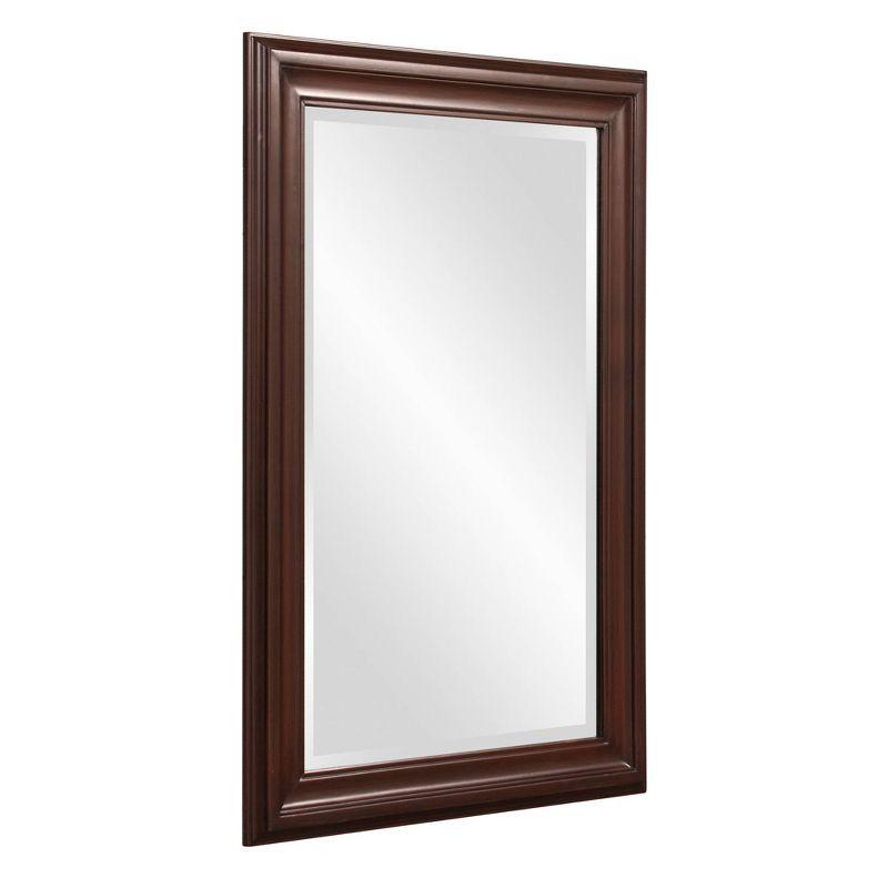 George Chocolate Brown Wood Framed Full Length Mirror